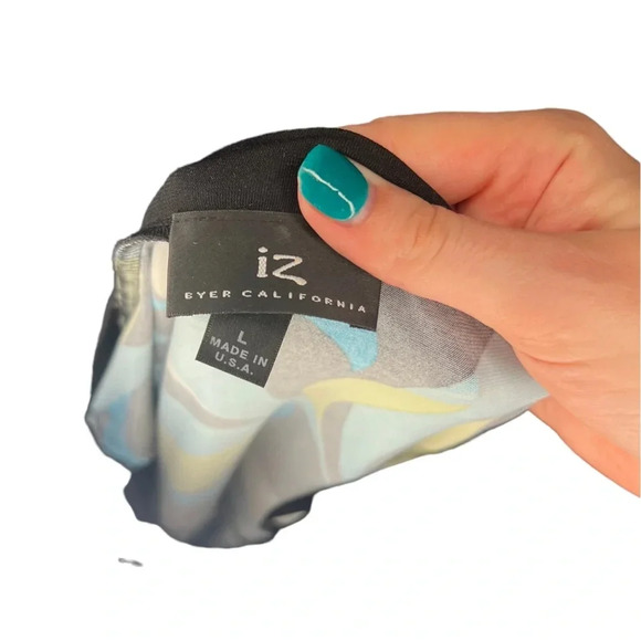 Y2K Blouse Abstract & Colorful Iz Byer L - Picture 5 of 5
